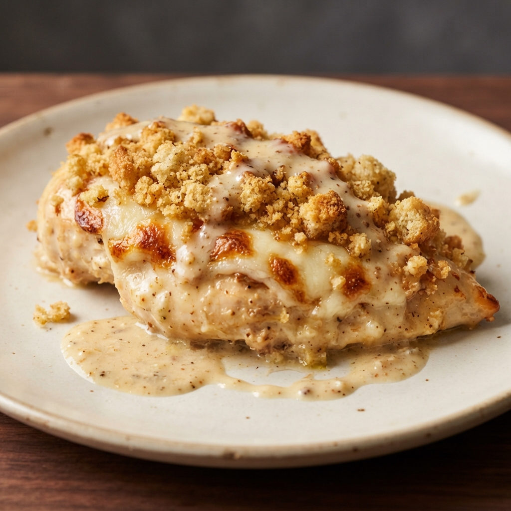 One-Pan Baked Caesar Chicken Casserole