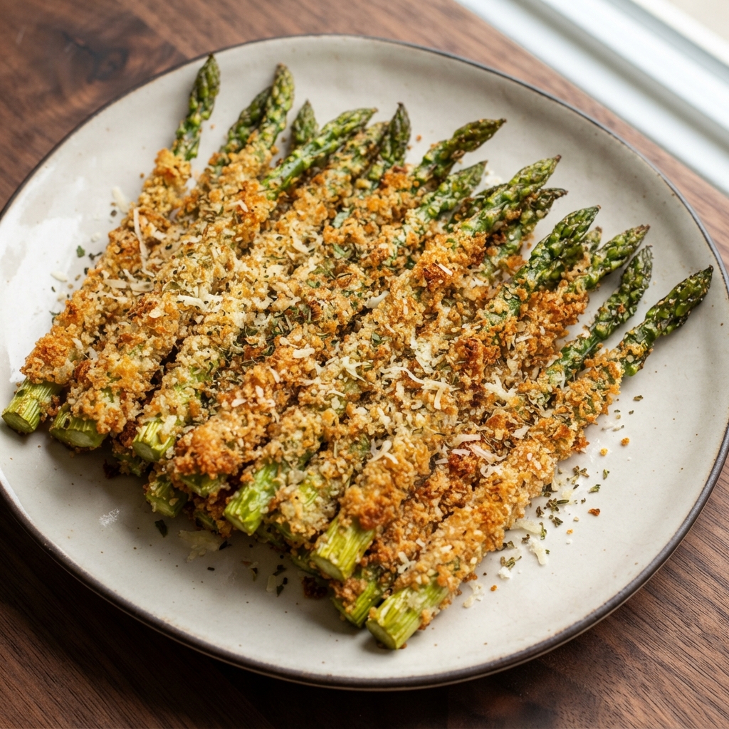 Crisp Parmesan-Breaded Asparagus Fries