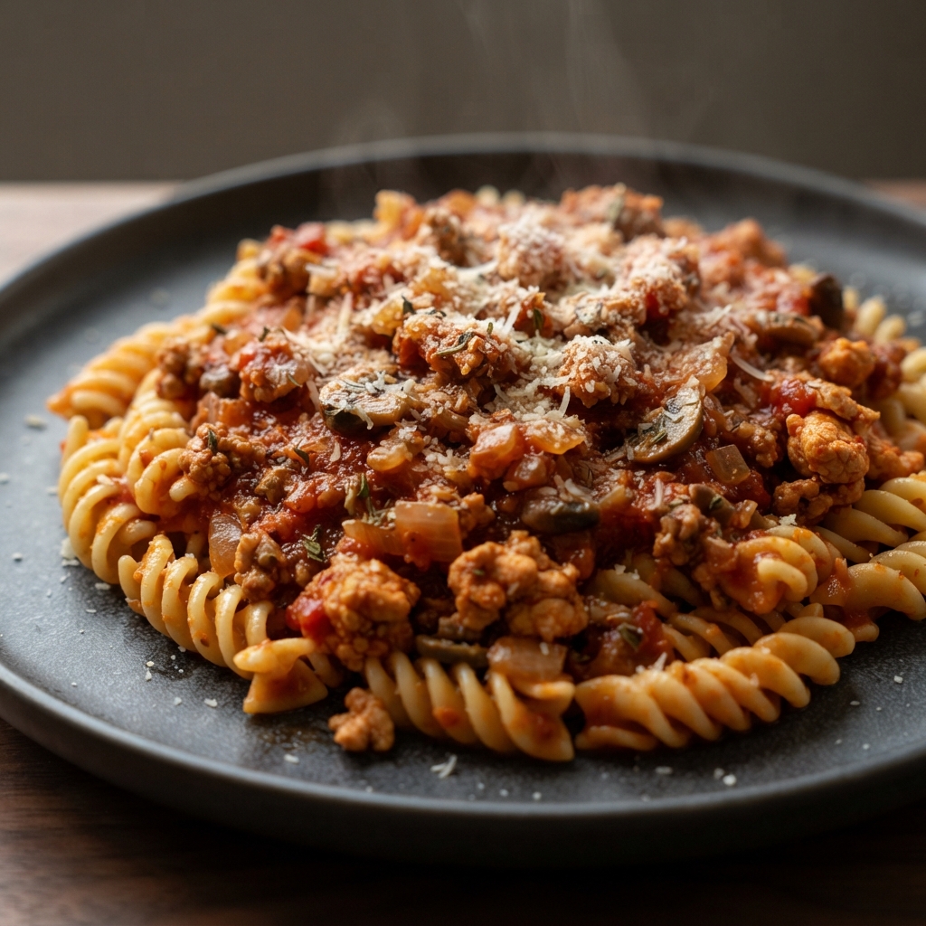 Chicken Bolognese with Rotini