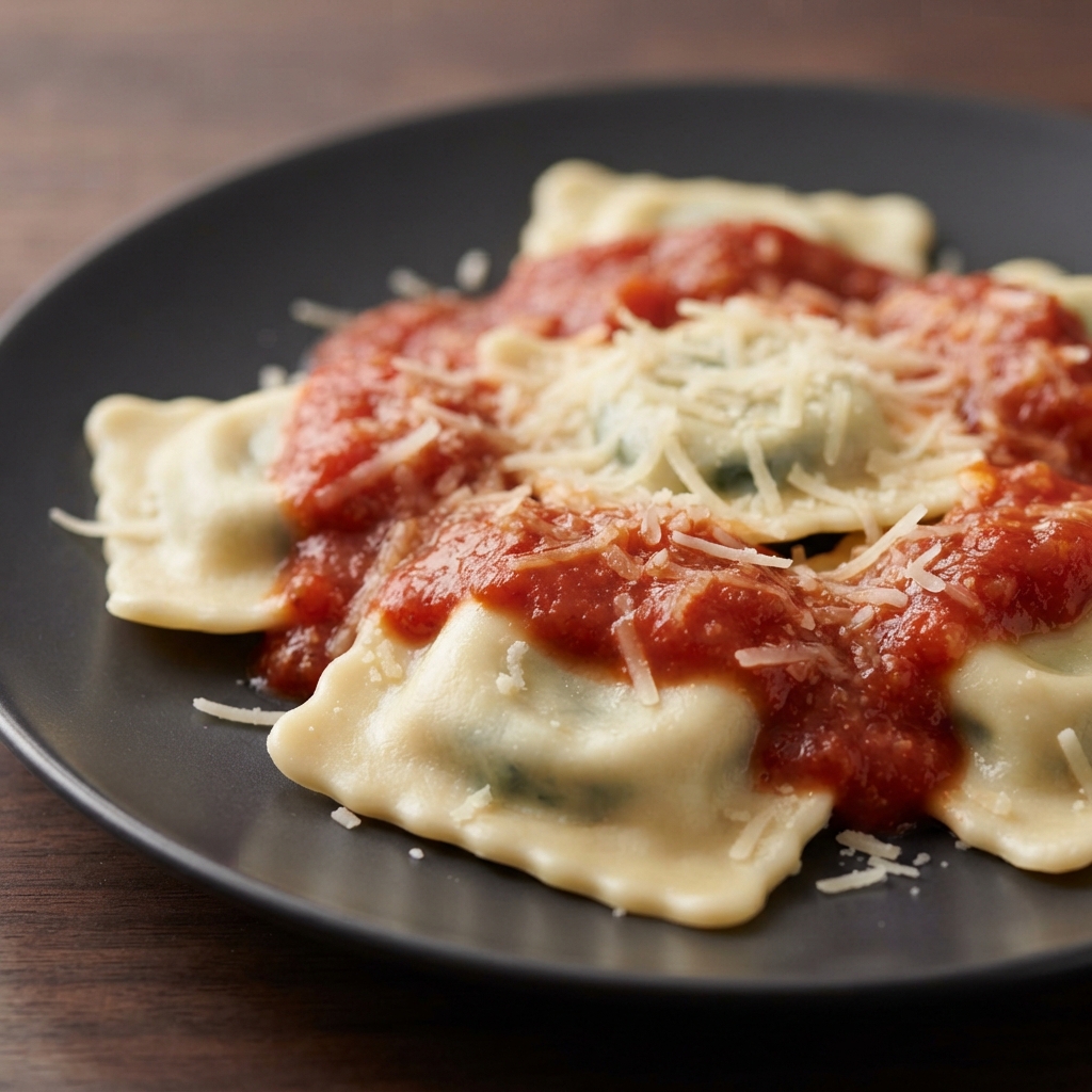 Chicken and Spinach Ravioli