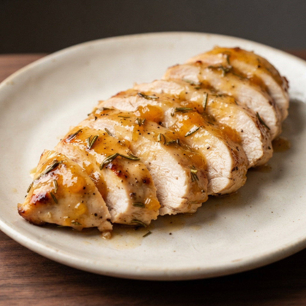 Air Fryer Apricot-Glazed Chicken Breasts
