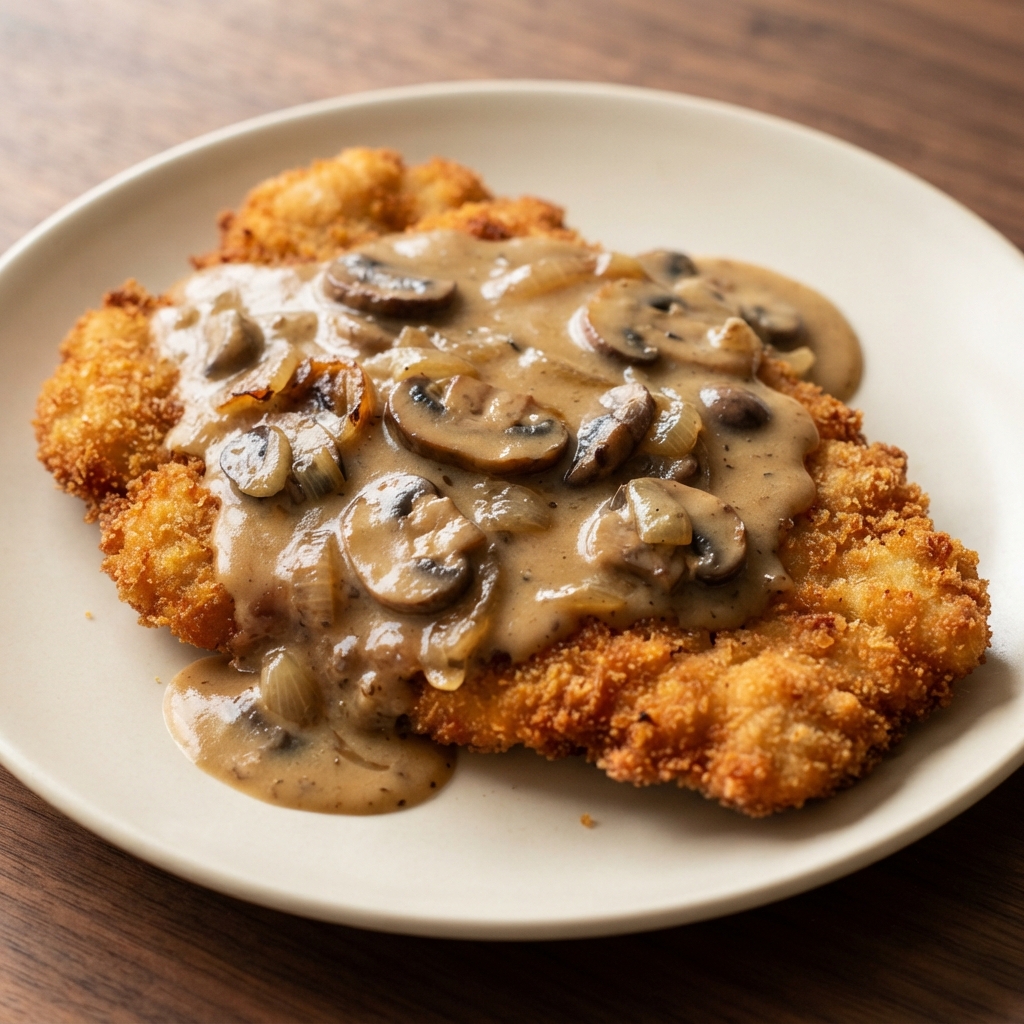 German Hunter’s-Style Schnitzel (Jägerschnitzel)