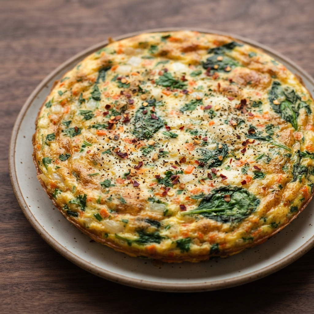 Air Fryer Frittata with Greek Yogurt