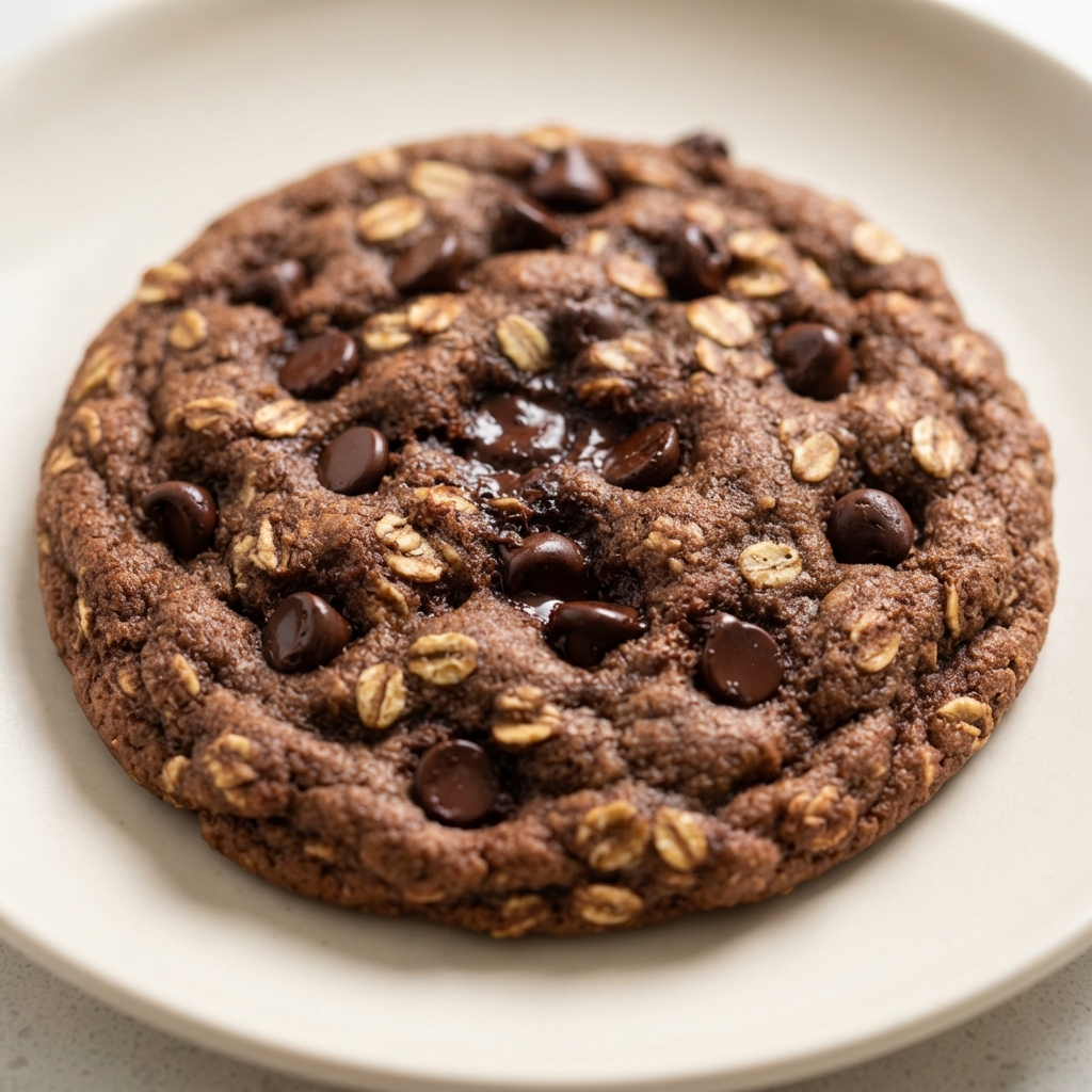 Spiced Cocoa Oatmeal Chocolate Chip Cookies