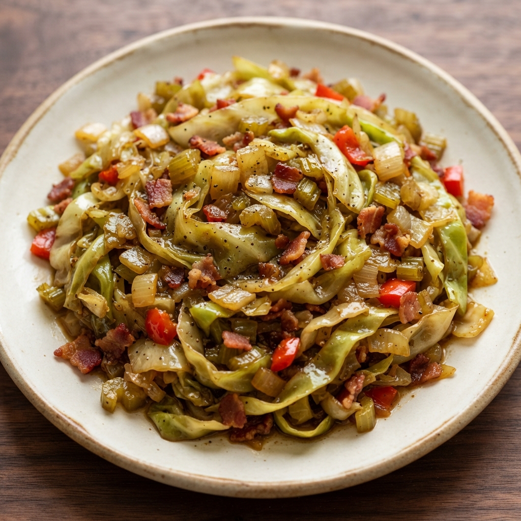 New Orleans-Style Smothered Cabbage