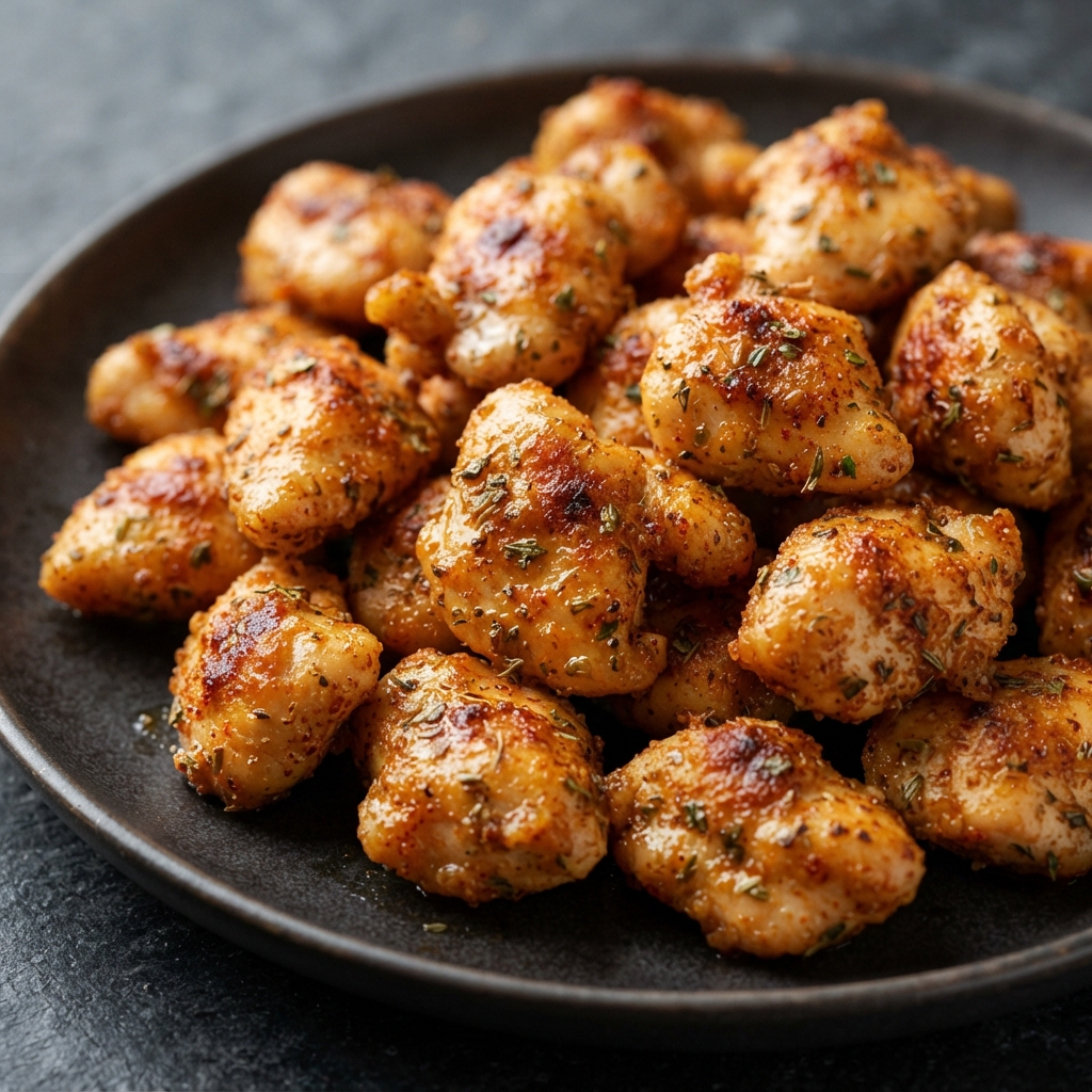 Crispy Air-Fried Chicken Bites