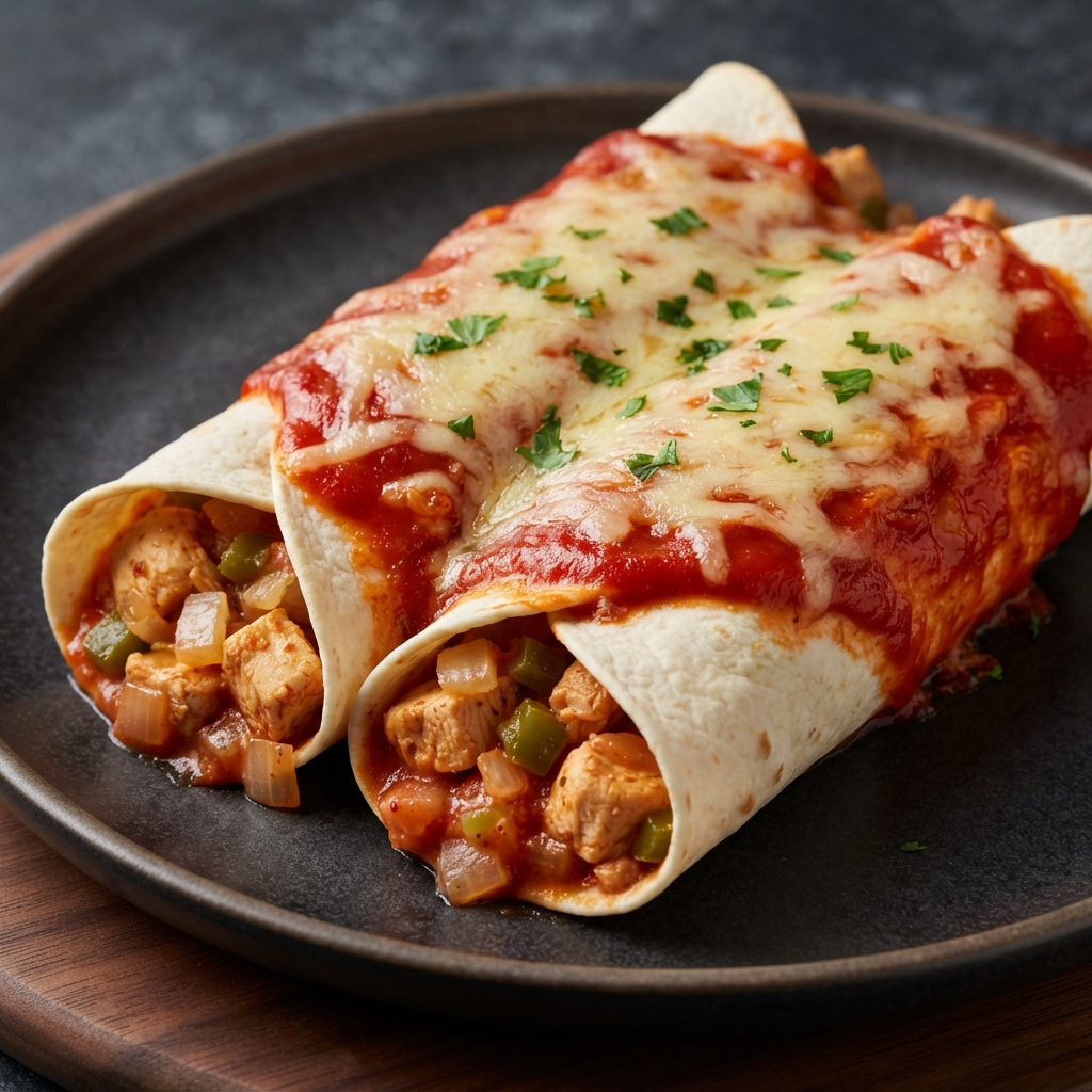 Cheesy Chicken Enchiladas