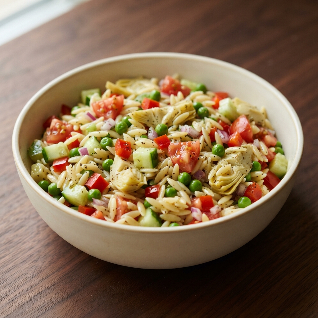 Sunny Orzo Pasta Salad