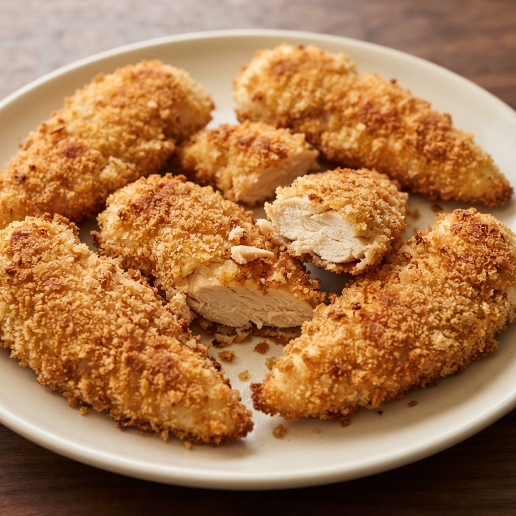 Air Fryer Breaded Chicken Tenderloins