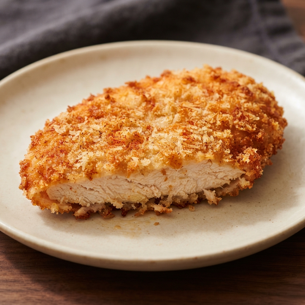Speedy Crunchy Parmesan Chicken Cutlets