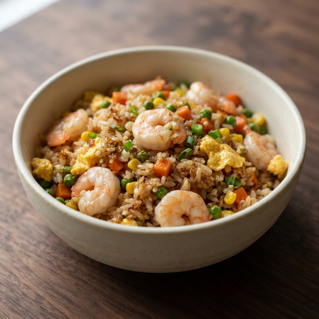 Khao Pad Goong: Thai-Style Shrimp Fried Rice