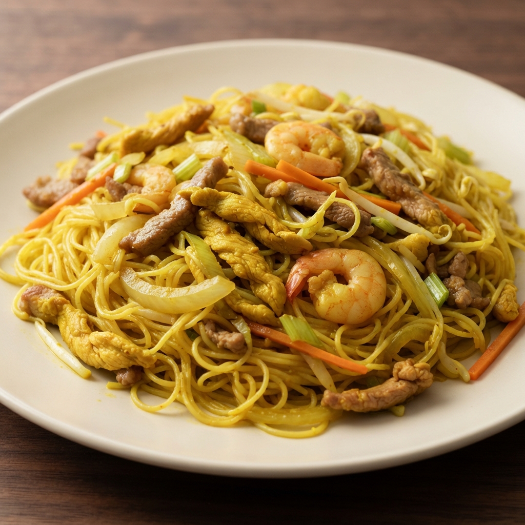 Curried Vermicelli Singapore-Style