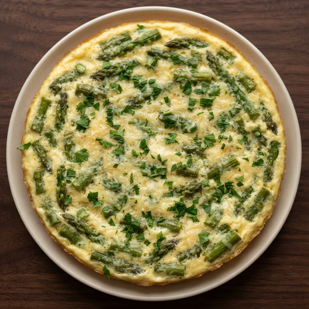 Quick Asparagus Egg Frittata