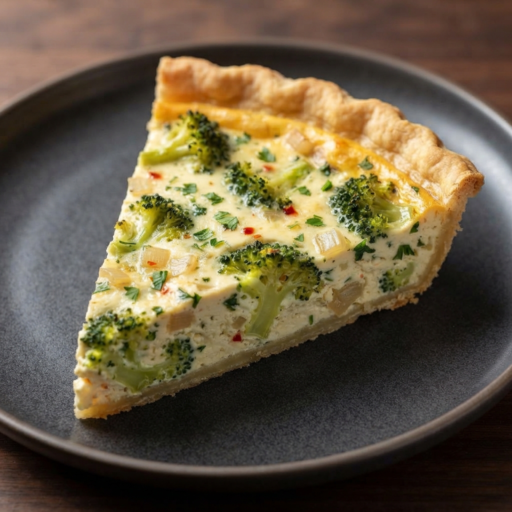 Broccoli Tofu Quiche