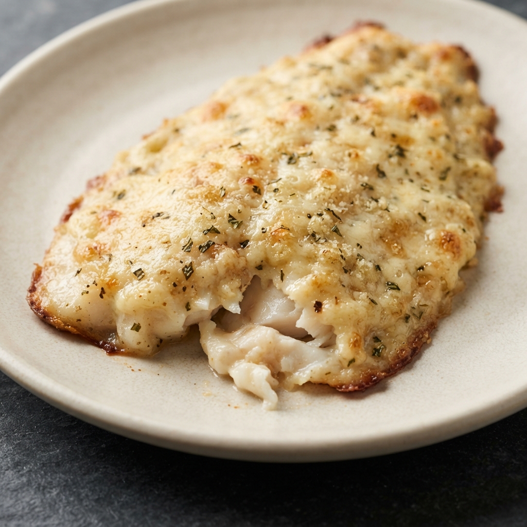 Parmesan-Crusted Broiled Tilapia