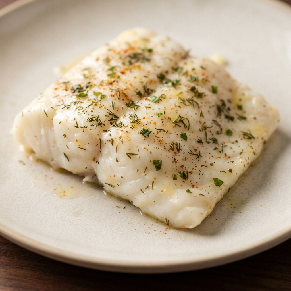 Citrus-Steamed Halibut with Herbs
