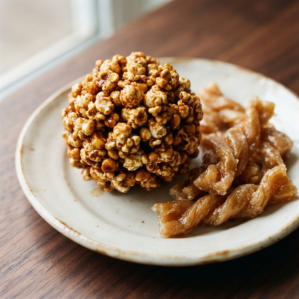 Pop’s Old-Fashioned Molasses Popcorn Balls & Taffy