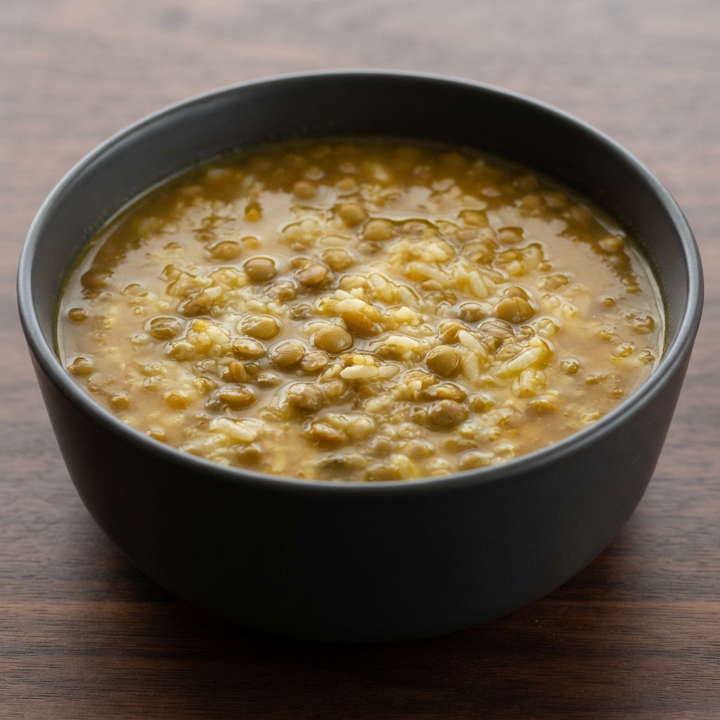 Curried Lentil and Rice Soup