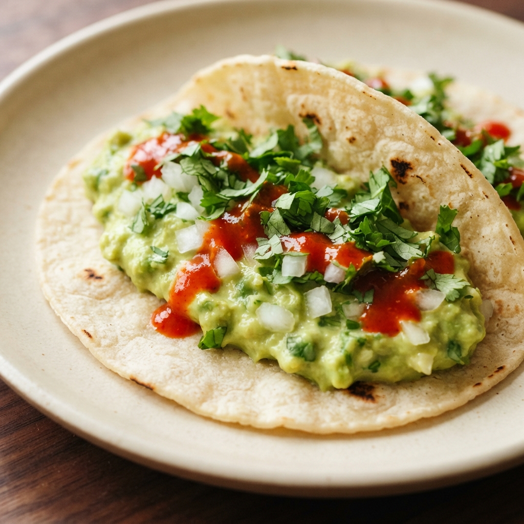 Creamy Avocado Soft Tacos