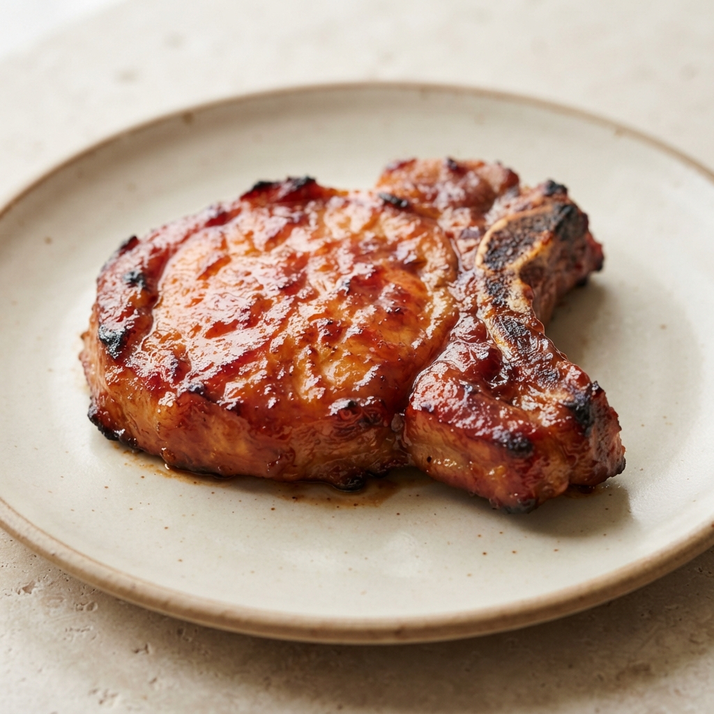 Accidentally Tangy Pork Chops