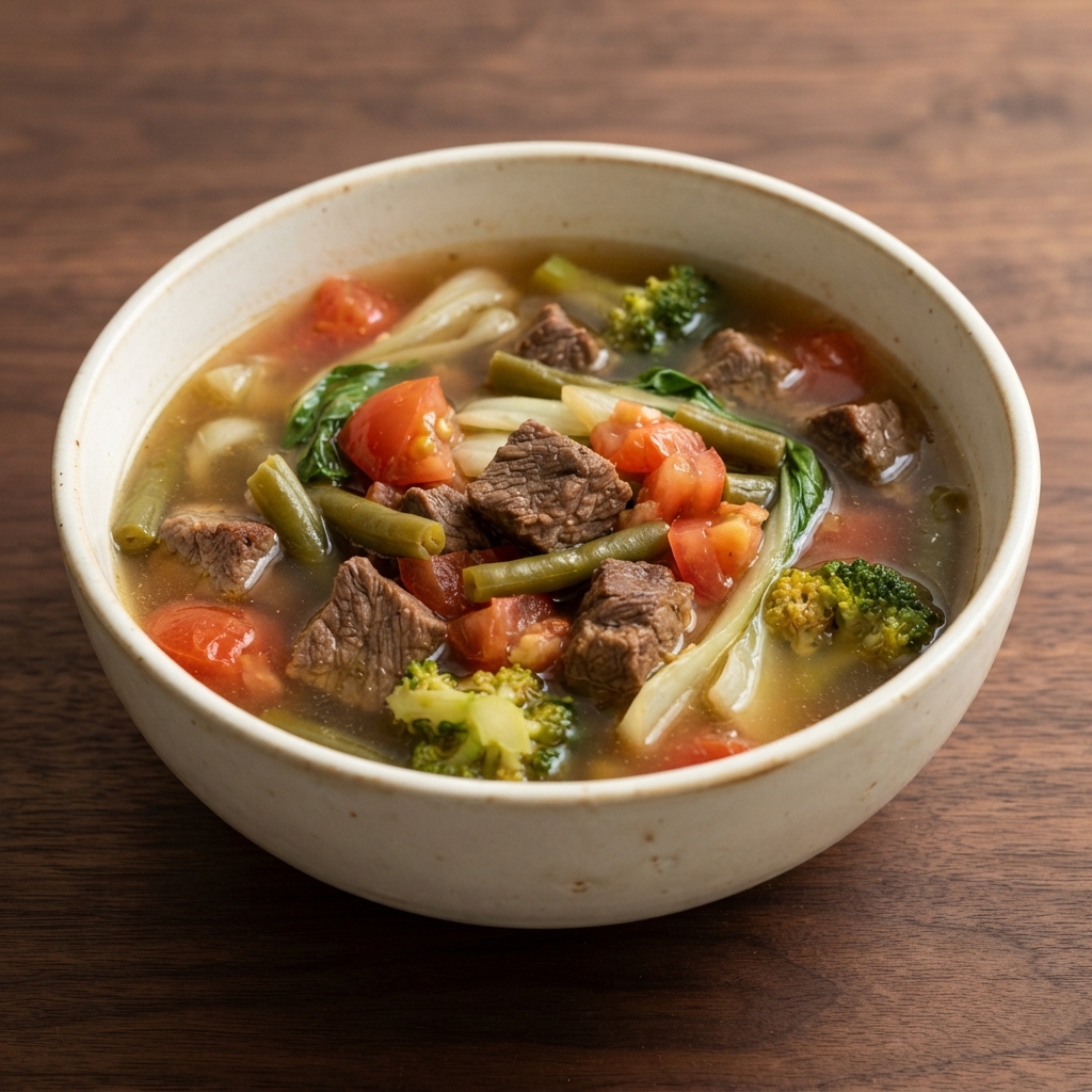 Beef Sinigang (Filipino Tamarind Soup)