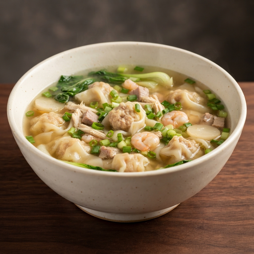 Pancit Molo (Filipino Pork and Shrimp Wonton Soup)