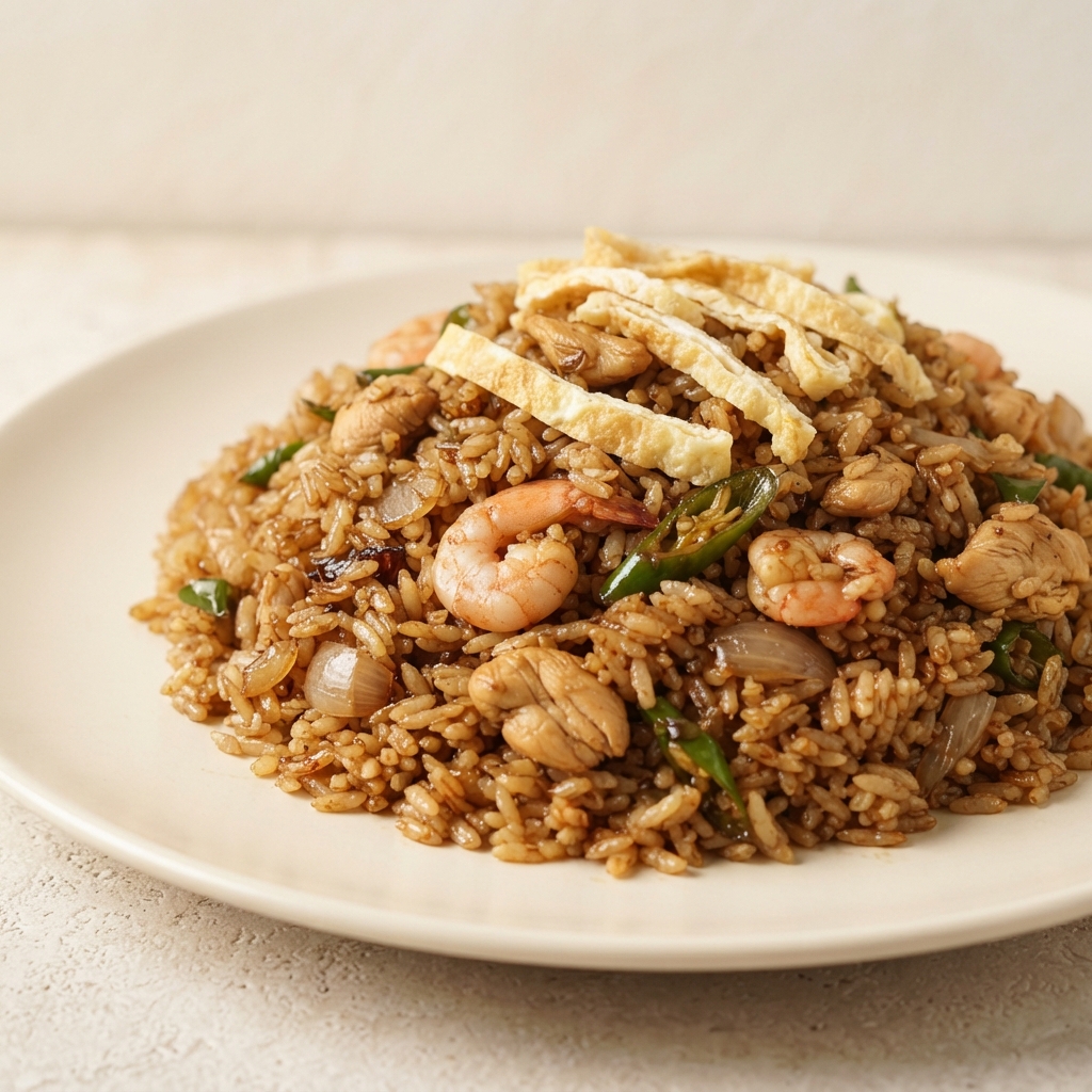 Indonesian Nasi Goreng Fried Rice