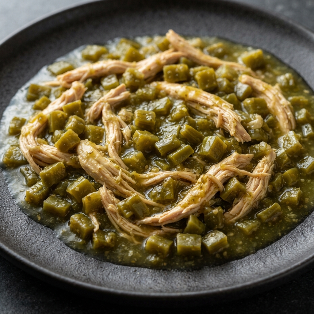 Chicken with Nopales (Pollo con Nopales)