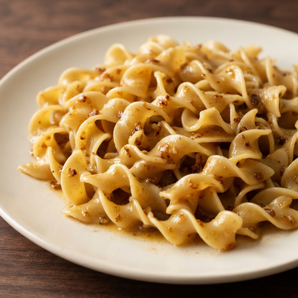Amish Brown-Butter Egg Noodles