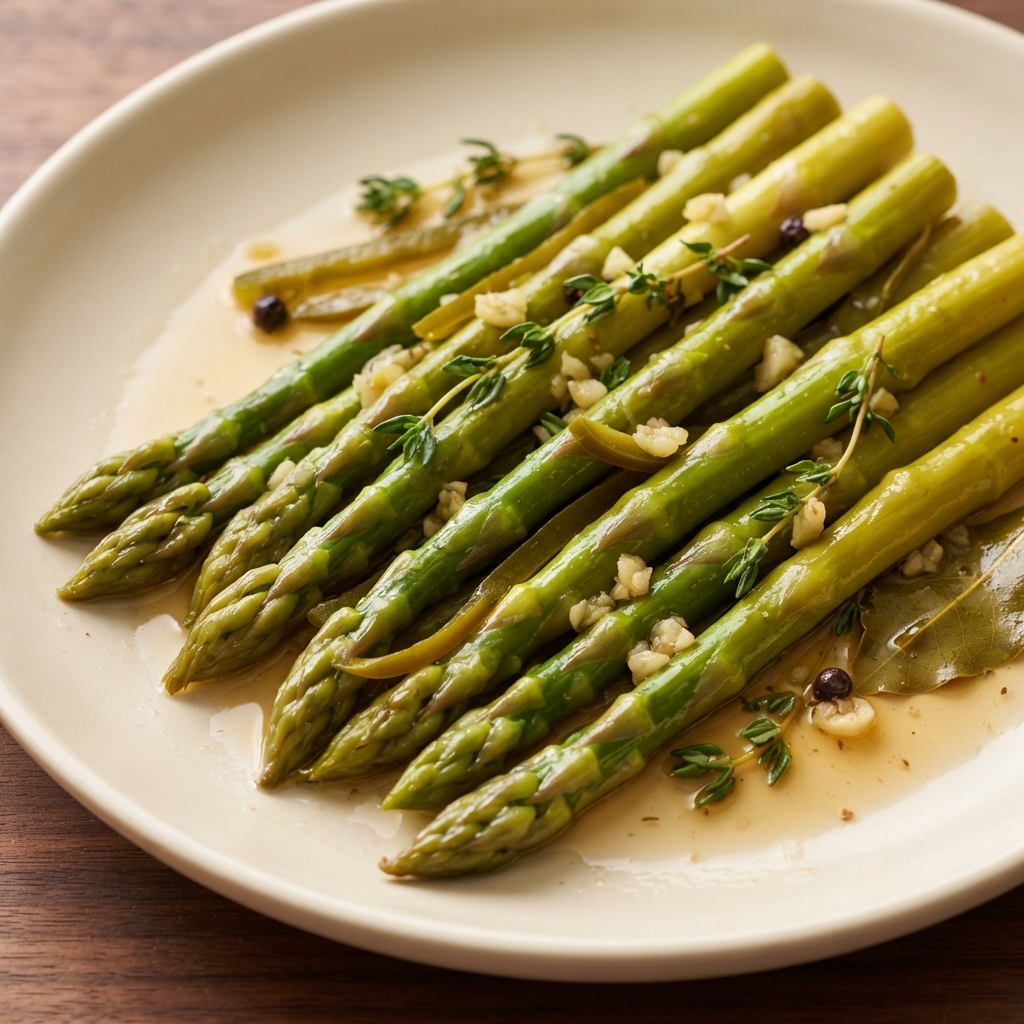 Bright Pickled Asparagus Spears