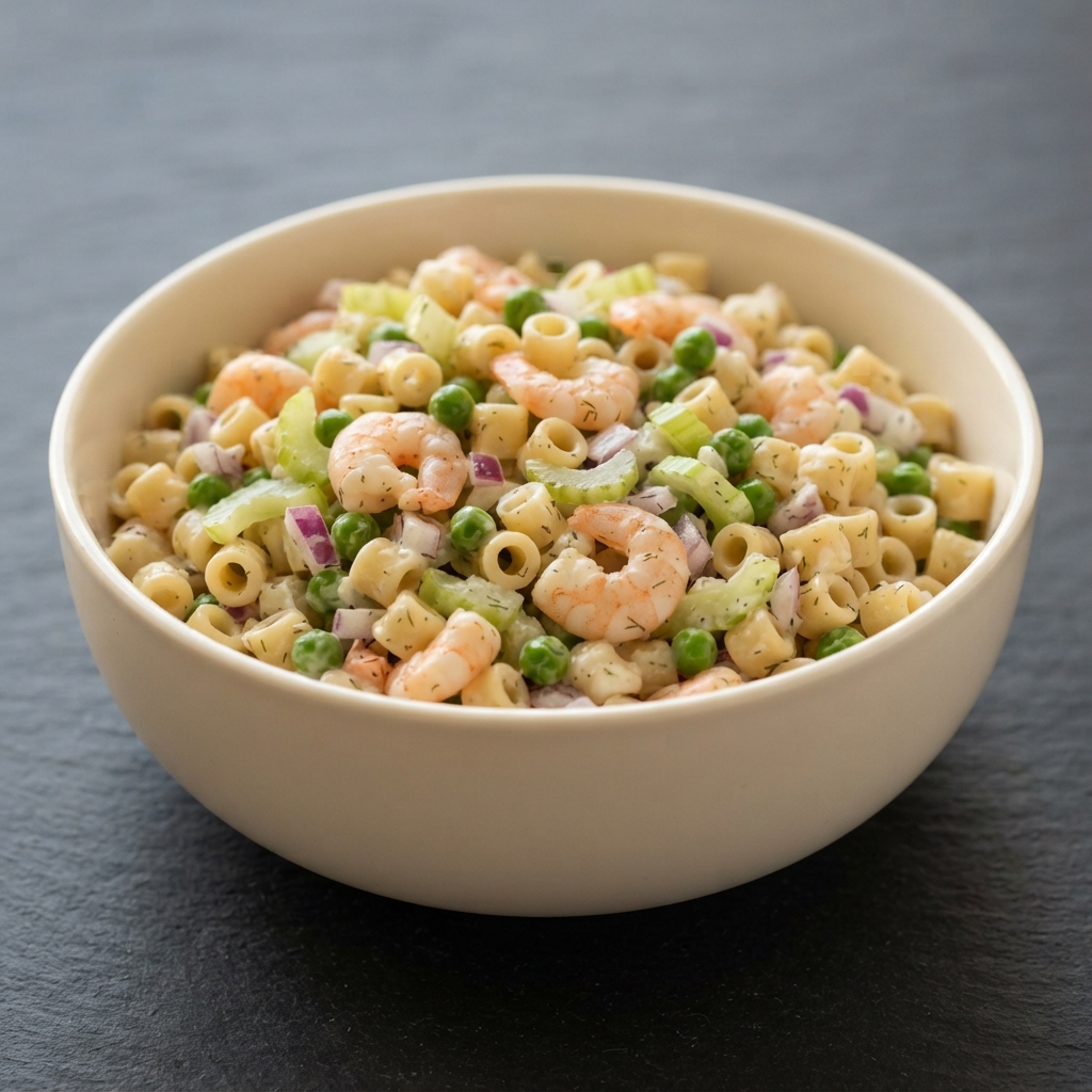 Shrimp Pasta Salad with Dill