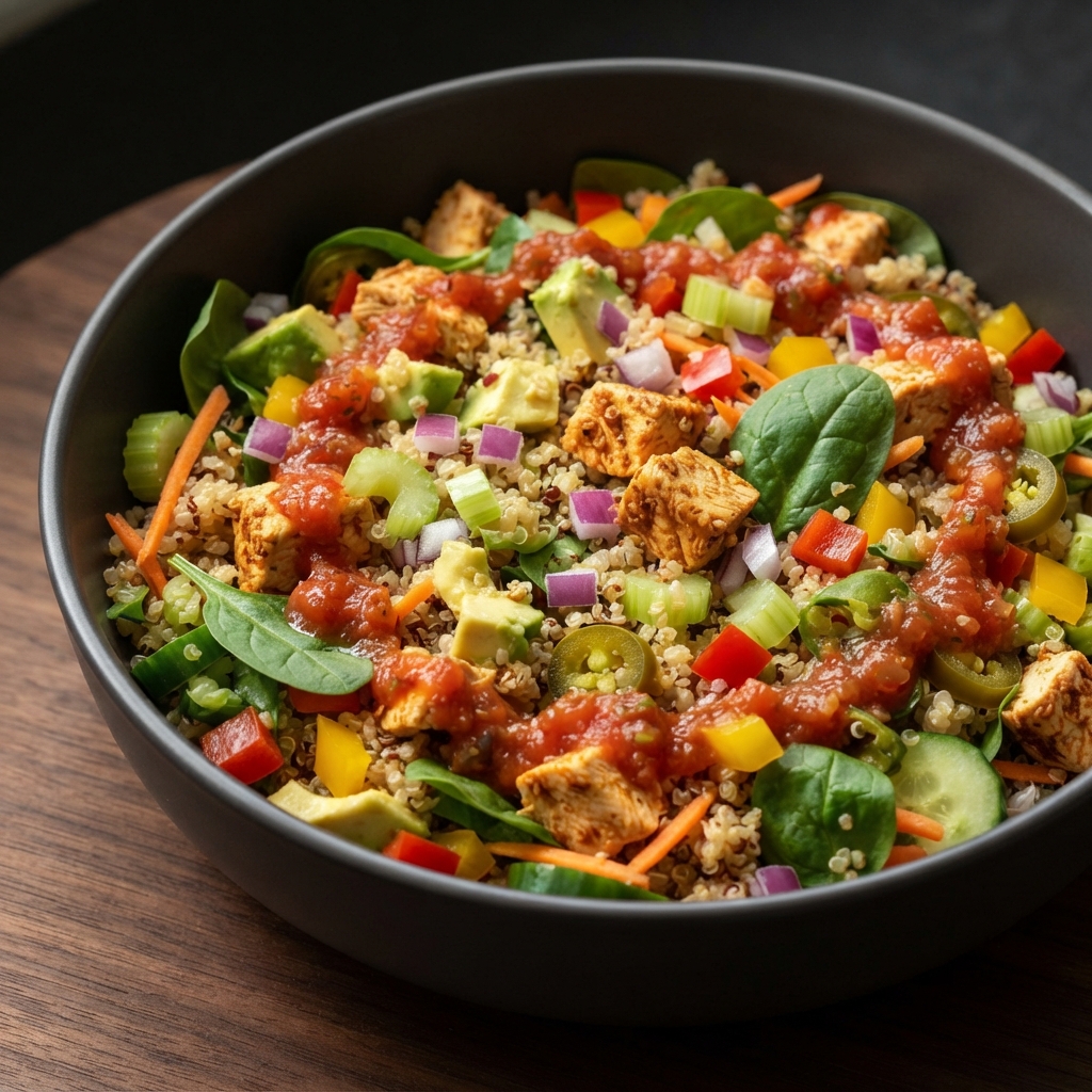 Mexican Chicken Quinoa Salad