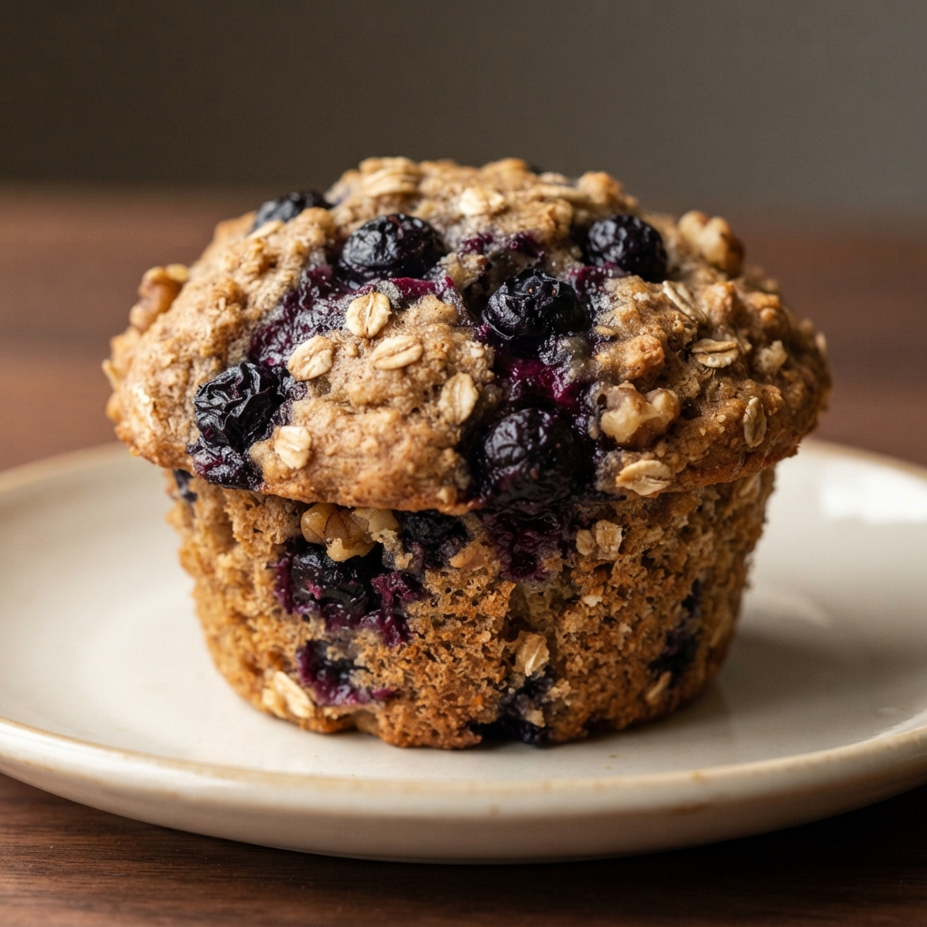 Health Nut Blueberry Muffins