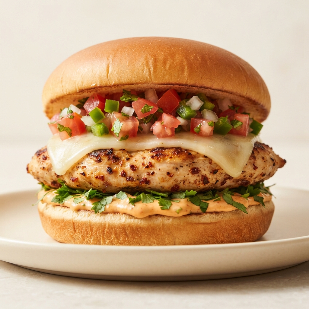 Chipotle Chicken Burgers