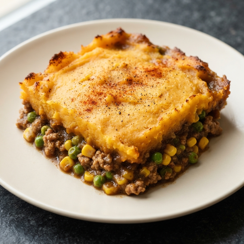 Butternut-Topped Turkey Shepherd’s Pie