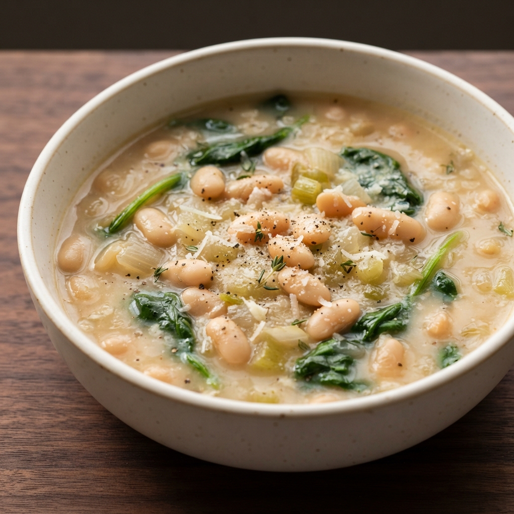 Silky Italian White Bean Soup