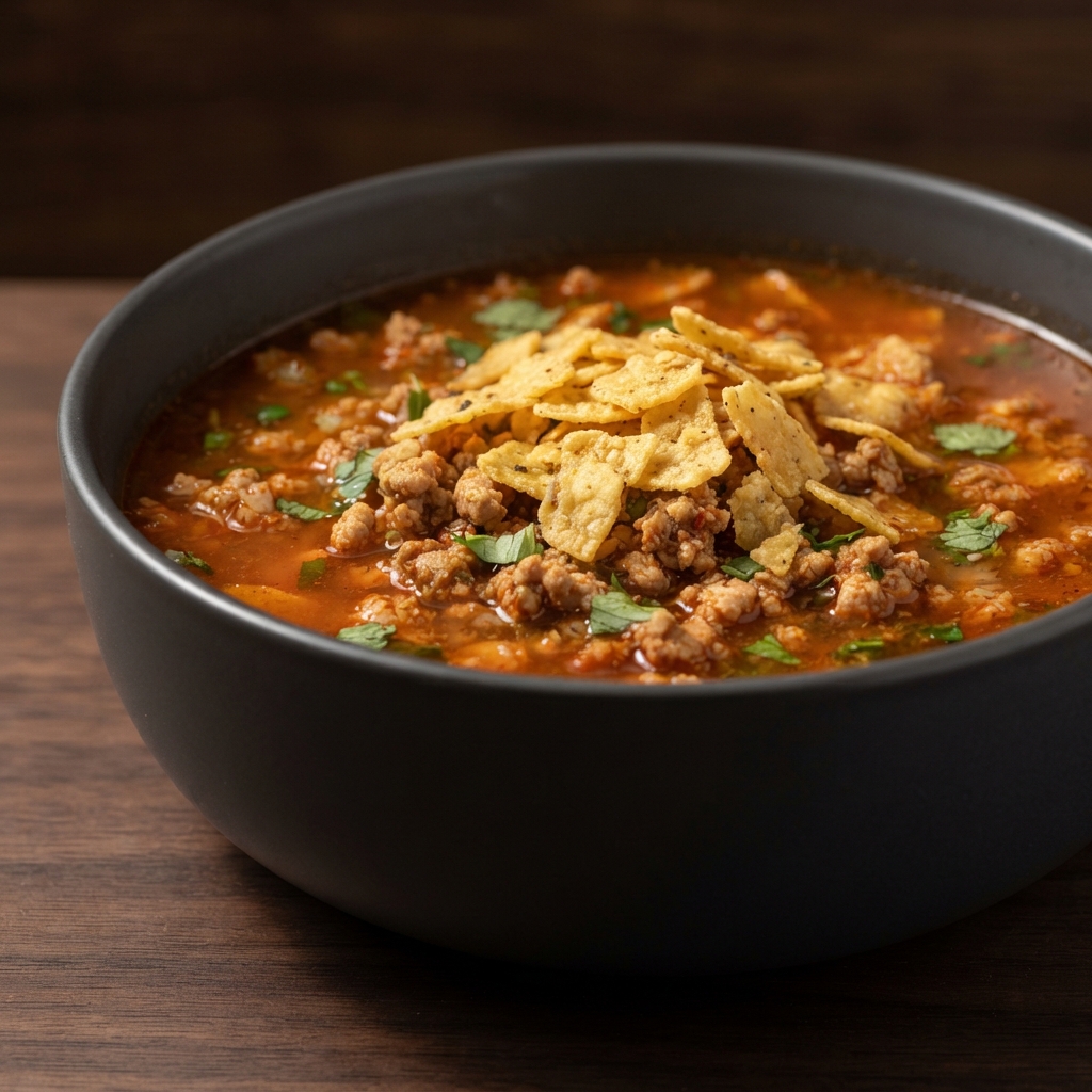 Tim's Zesty Turkey Tortilla Soup