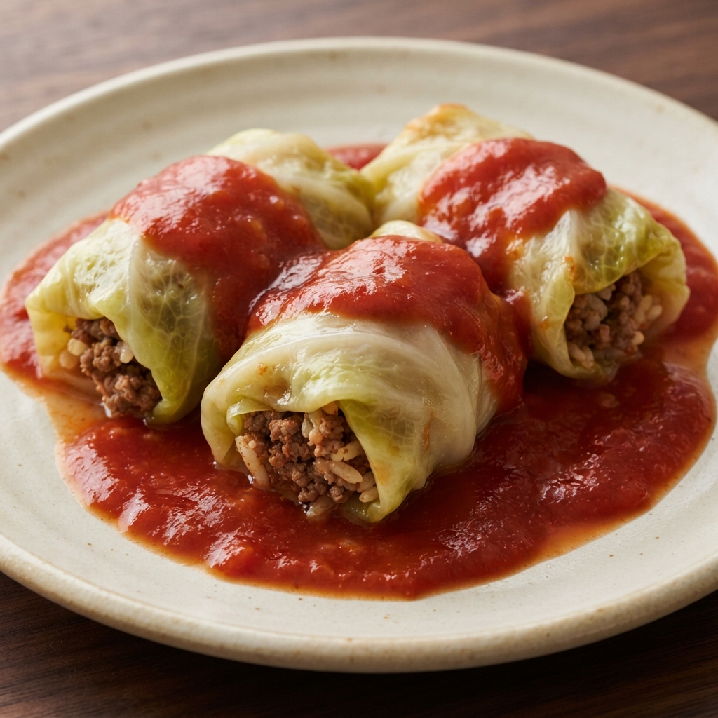 Simple Stuffed Cabbage Rolls