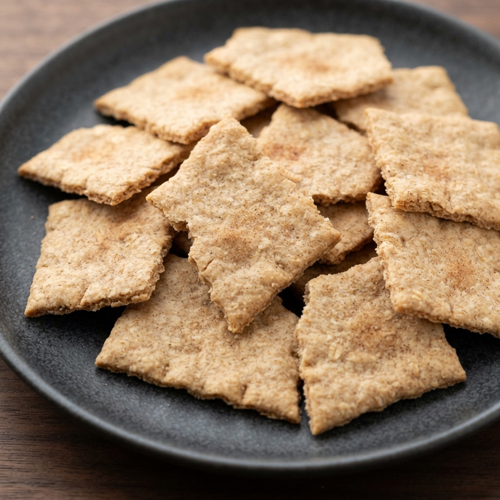 Cinnamon Oat Wheat Crackers