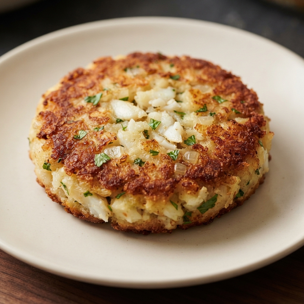 Golden Cod Potato Cakes