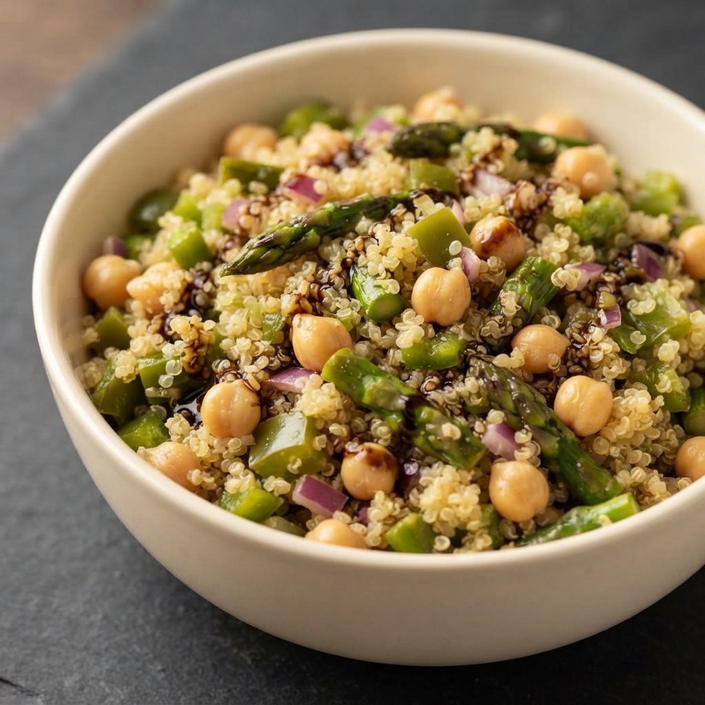 Quinoa Pilaf with Veggies and Chickpeas