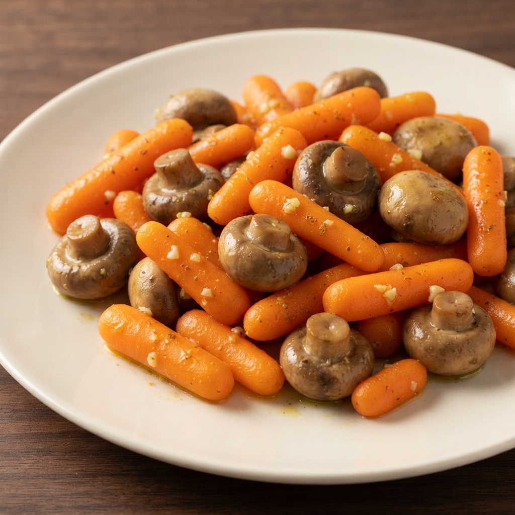 Bright Lemon-Carrot Mushroom Salad