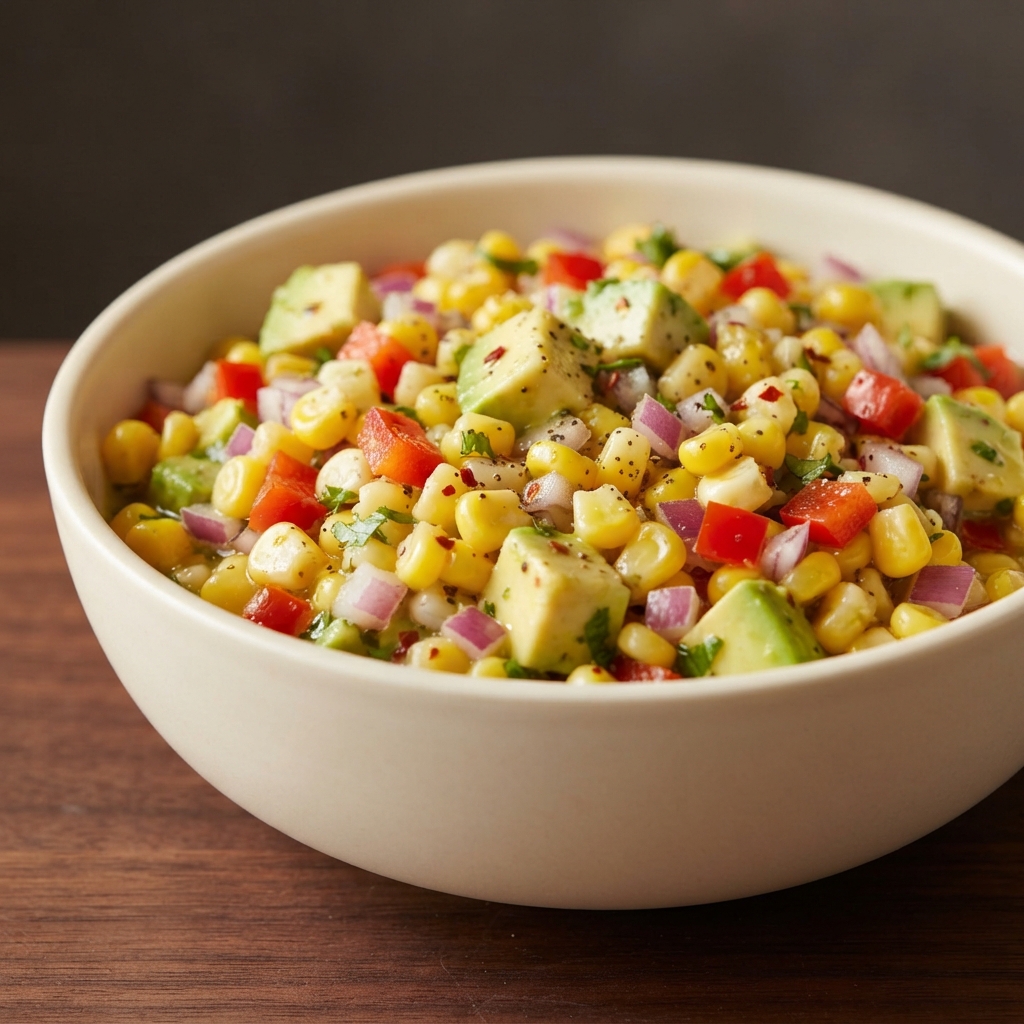 Avocado and Fresh Corn Chunky Salsa