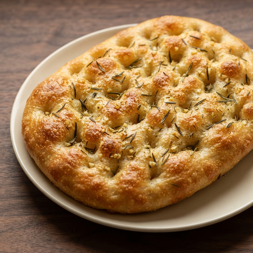 Rosemary-Garlic Focaccia from the Bread Machine