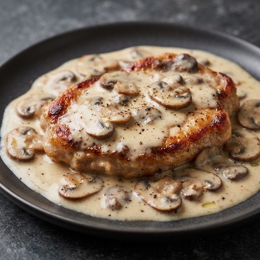 Creamy Mushroom Pork Chops