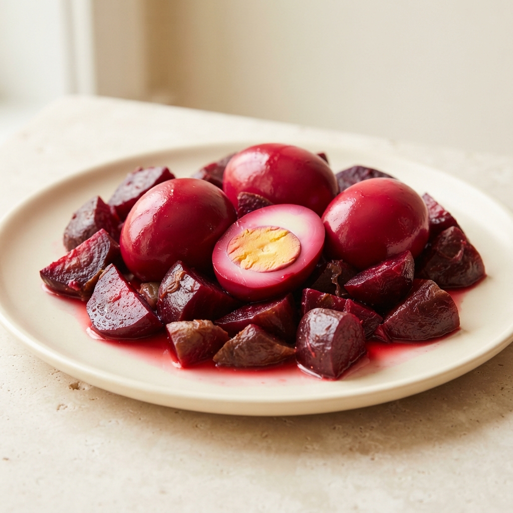 Beet-Brined Pickled Eggs