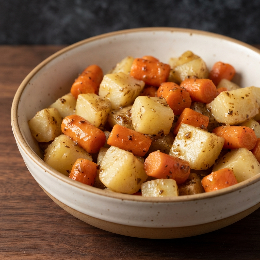 Campfire Potatoes and Carrots
