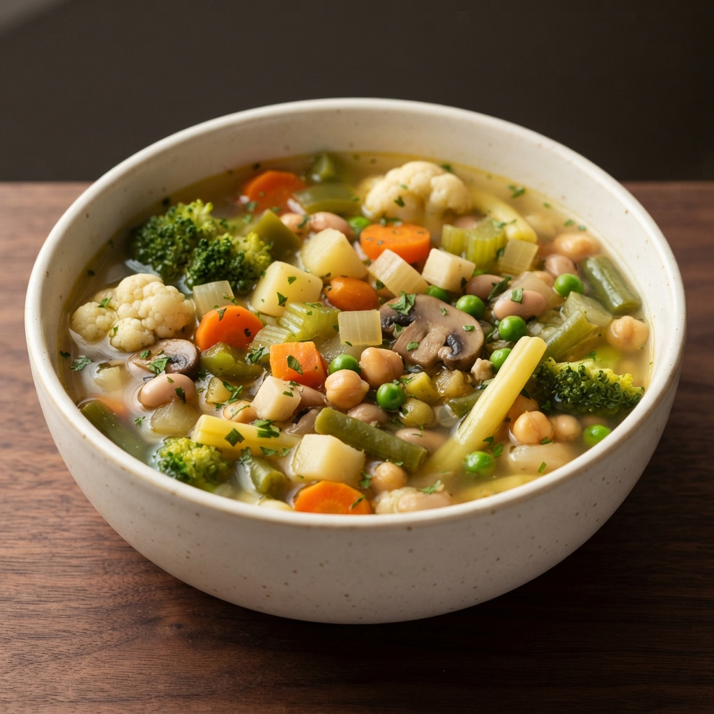 Everything-in-the-Pot Veggie Soup