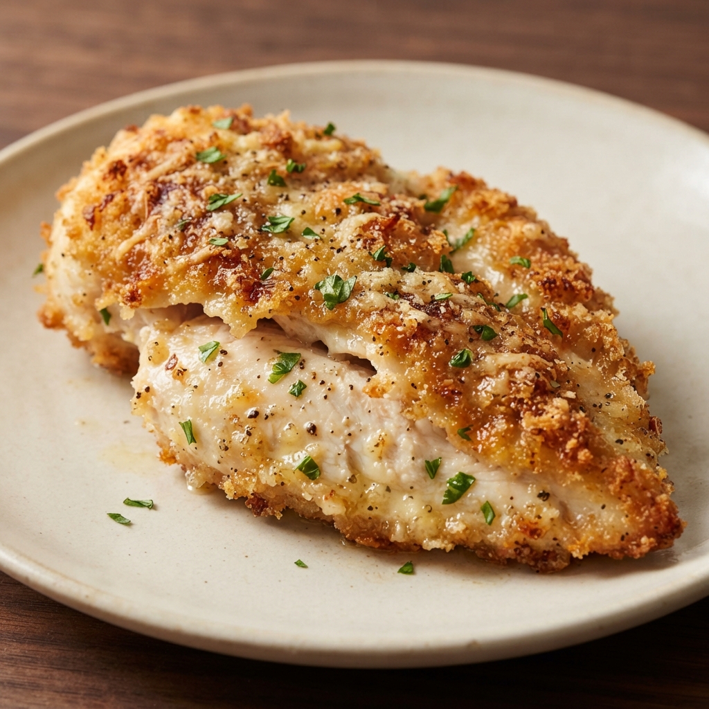 Oven Fried Parmesan Chicken