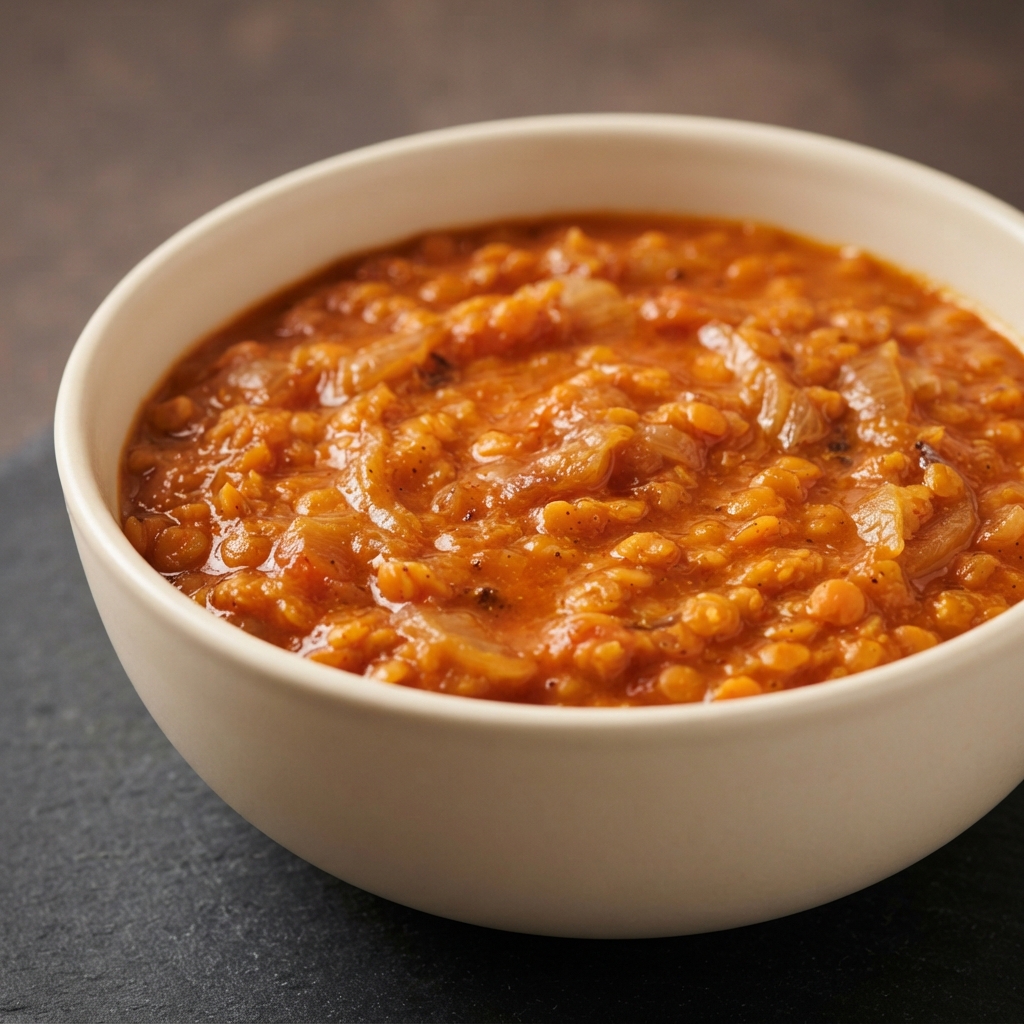 Creamy Red Lentil Curry Stew
